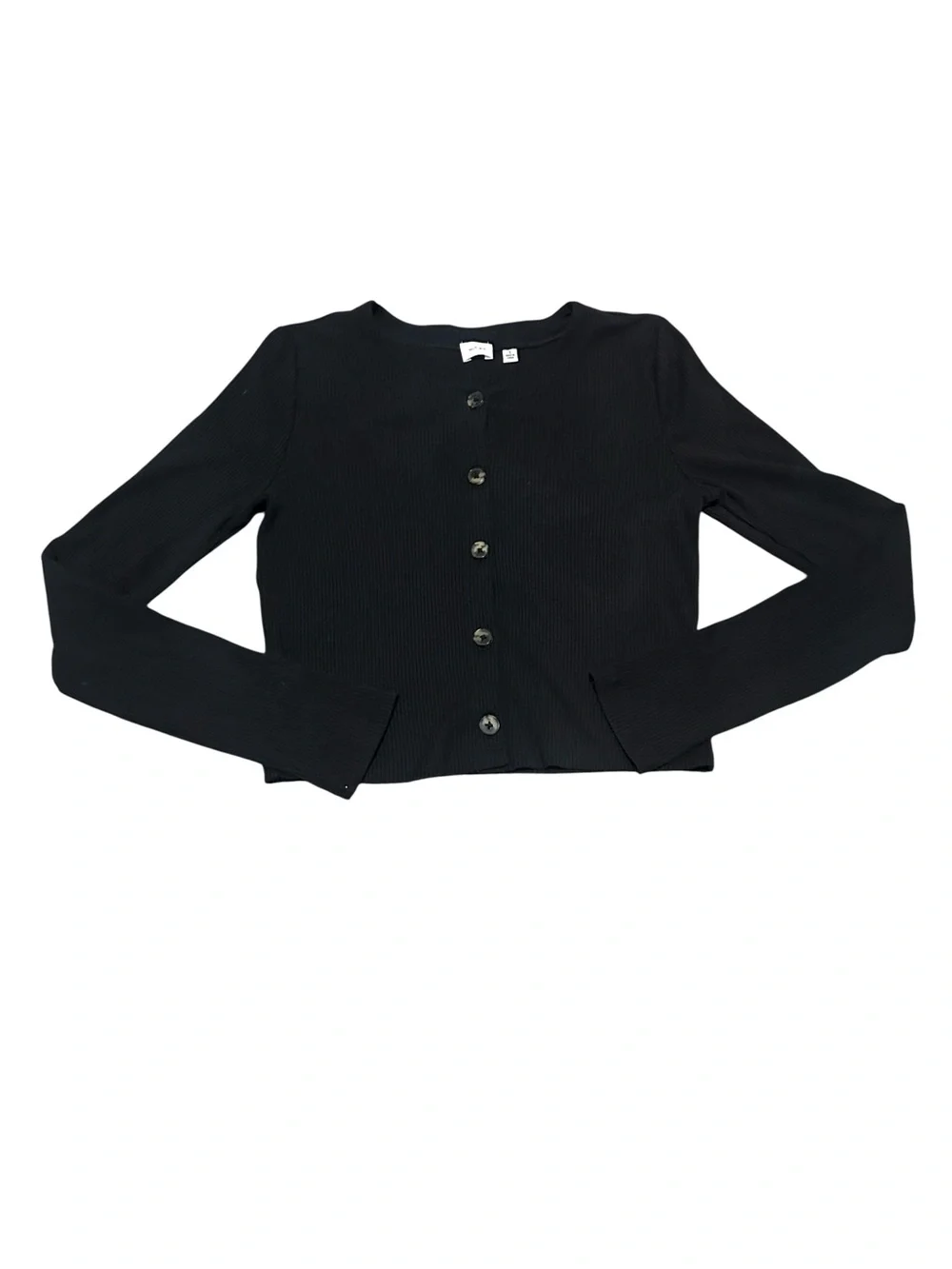 ARITZIA WILFRED Long Sleeve Button Up Camisole Cropped Cardigan Top